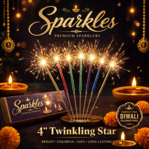 4" Twinkling Star